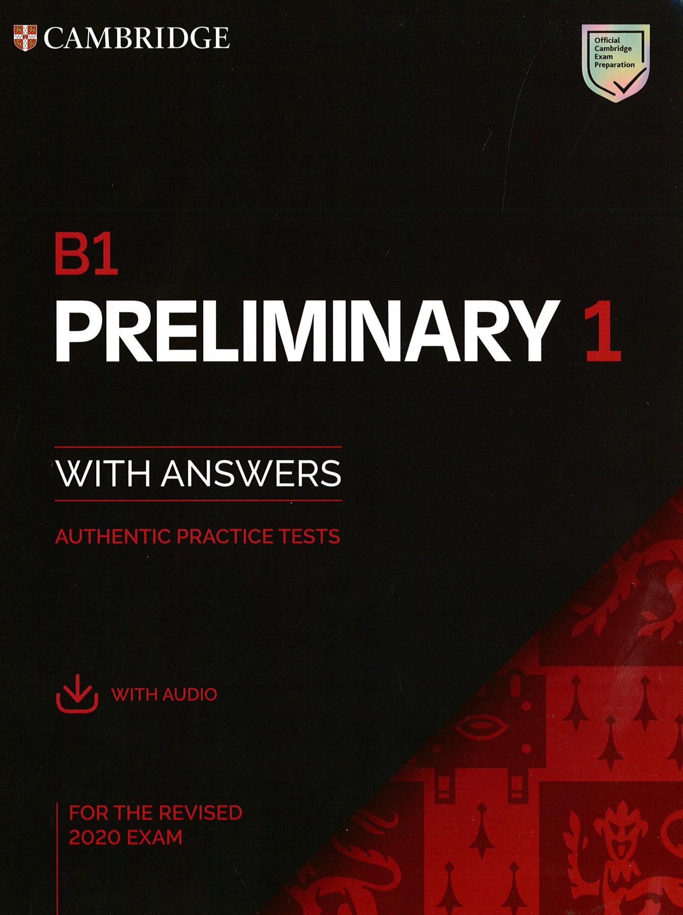 B1 Preliminary 1 With Answers For The Revised 2020 Exam_00