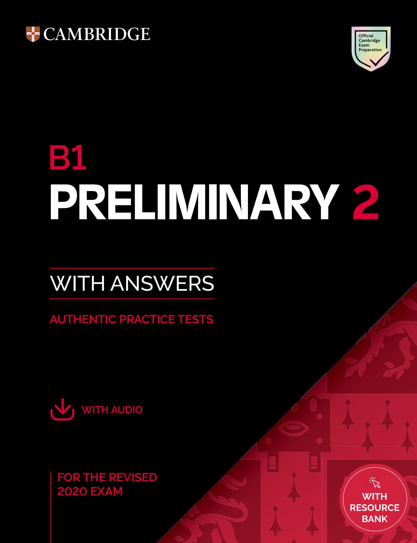 B1 Preliminary 2 With Answers For The Revised 2020 Exam_00